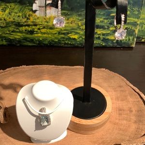 Earring and pendant set not sold separately